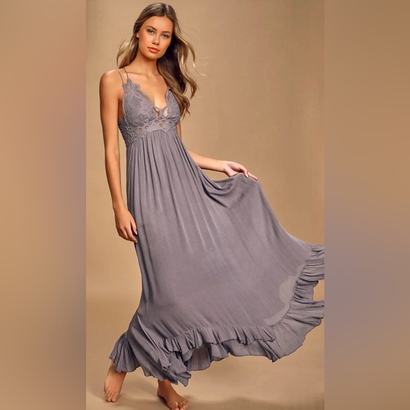 Free People Adella Maxi Slip Dress - Picture 3 of 15
